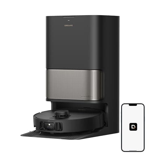 dreame L40s Pro Ultra Robot Vacuum Cleaner, Self-Cleaning Mops, 19,000 Pa Suction Power, 100% Detangling DuoBrush, Extendable Mops, Obstacle Avoidance for More Than 180 Objects, Voice Control