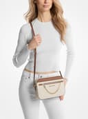 Michael Kors Women's Jet Set Item LARGE EAST WEST CHAIN Crossbody (VANILA/SOFTPINK) - 2