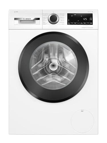 Bosch WGG254F10, Serie 6, Waschmaschine 10 kg, 1400 UpM, Frontlader, i-DOS Waschmitteldosierung, Fleckenautomatik, Iron Assist - weniger Falten, Touch Control, Schnelles Waschen, AquaStop, Weiß
