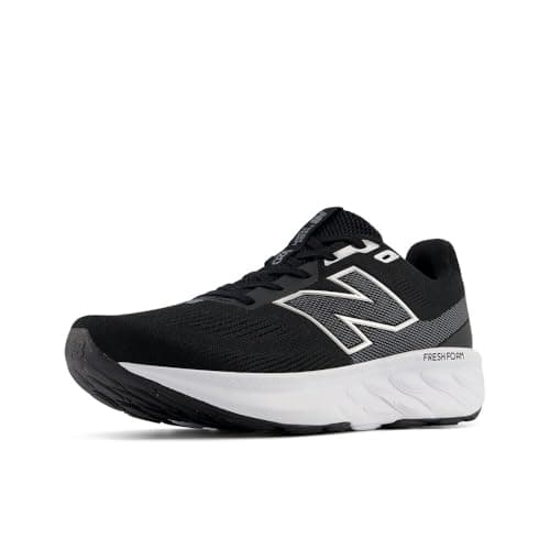 New Balance Men's Fresh Foam 520 v9 Running Shoes, Black/Castlerock/Silver Metallic, 11/M