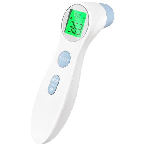 Fieberthermometer für Babys, Kinder und Erwachsene, kontaktloses Stirnthermometer Infrarot Thermometer mit sofortiger genauer Ablesung, Fieberalarm