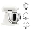 KitchenAid Batidora amasadora - Artisan - Robot de Cocina con Cabezal Inclinable - Amasadora con 3 Accesorios -Batidora de repostería con Bol de Acero Inoxidable - 4,8 L - Blanco porcelana - 6