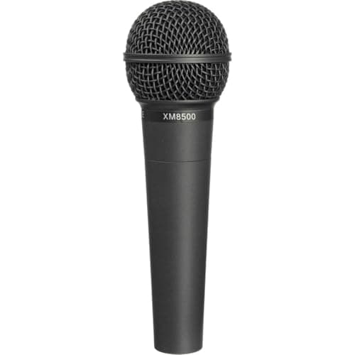 Behringer XM8500 Dynamic Cardioid Vocal Microphone, XLR Output, for Live Sound and Mic-Level Recording Applications
