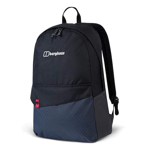Berghaus Unisex Brand Bag 25 Litre Backpack| Comfortable Fit | Durable Design | Rucksack for Men and Women, Jet Black/Carbon