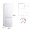 LG GBV7280CSW - Frigorífico Combi Door Cooling+, 2,03m. Serie 700, Clasificación C, 419l, blanco - 4