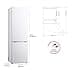 LG GBV7280CSW - Frigorífico Combi Door Cooling+, 2,03m. Serie 700, Clasificación C, 419l, blanco - 4