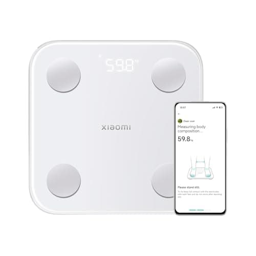 Xiaomi Mi Body Composition Scale S400 Bilancia da bagno con misurazione a doppia frequenza, 25 indicatori di salute, fino a 150 kg e 100 gr di precisione