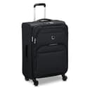 DELSEY PARIS Sky Max 2.0 Softside Expandable Luggage with Spinner Wheels, Black, Checked-Large, 28 Inch, Sky Max 2.0 Softside Expandable Luggage with Spinner Wheels - 4