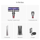 Dyson V11 Advanced cordless stick vacuum cleaner, 200 AW, 60min, Hair de-tangling (Nickel/Purple) - 5