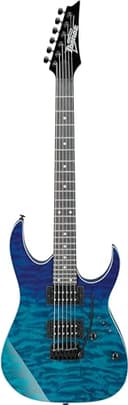 Ibanez GRG120QAASP-BGD GIO Series Guitarra eléctrica - Herrajes negros - Gradiation azul - 1