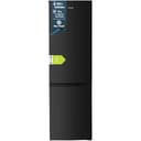 homeX Kühlschrank mit Gefrierfach No Frost, Kühl-Gefrier-Kombination freistehend, groß - 253 Liter, Super-Frost-Funktion, leise Kühlgefrierkombi, Energieklasse C, XXL Kühl Gefrierkombination, schwarz - 1