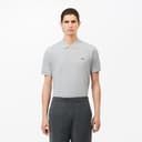 Lacoste Herren Polo-Shirt Kurzarm L1264, Männer Polo-Hemd,3 Knopf,Regular Fit,Grau,5 - 5