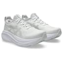 ASICS Gel-Nimbus 27 Women's Running Shoes, White/Glacier Grey, 7.5 UK - 2