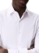 Calvin Klein Camicia da Uomo Slim ESNTL Poplin NOS STR SLD, Bianco (Bianco), XL - 3