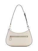 GUESS Noelle II Top Zip Shoulder Bag Cream White/Taupe - 2