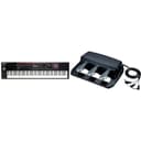 ROLAND FANTOM-08 WEIGHTED-ACTION SYNTHESIZER KEYBOARD – 88-Note Weighted Keyboard & Rpu-3 Keyboard Triple Pedal Unit, A Grand Piano Pedaling Experience - 1