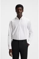 HUGO Ero3-w22 Camicia, Open White199, M Uomo - 4
