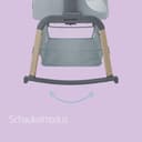 Maxi-Cosi Iora Air Beistellbett Baby, Co-Sleeper mit Allround-Netzgewebe, 0–6 Monate (9 kg), Schaukelmodus, 4 Neigungs- & 5 Höhenstufen, Leichtes Schieben, Leicht zu Tragen, 2 Räder, Beyond Grey - 4