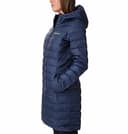 Columbia Lake 22 Down Long Hooded Jacket, Chaqueta De Plumas Acolchada Con Capucha para Mujer, Nocturnal, Talla S - 4