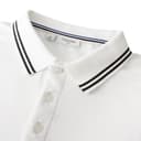 Calvin Klein Mens Campus Long Sleeve Polo Shirt - White - L - 3