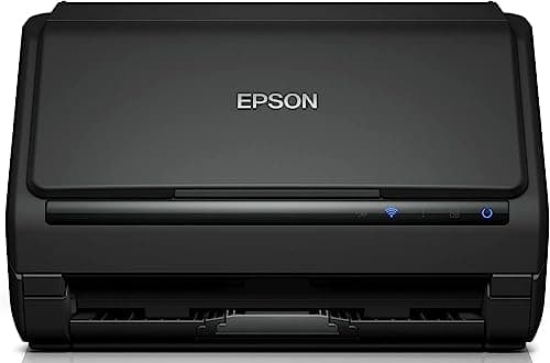 Epson WorkForce ES-500WII Scanner, Dokumentenscanner (scannt ohne PC, bis DIN A4, beidseitiger Scan in einem Durchgang, automatische Ausrichtung, Zuschnitt und Optimierung, WiFi)