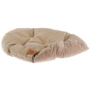 Ferplast Cat And Dog Cushion Stuart 89/10, Double-Sided, Tweed And Soft Velvet, Washable, Beige, XL - 2