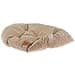 Ferplast Cojín Para Perros Y Gatos Stuart 89/10, Doble Cara, Tweed Y Suave Terciopelo, Lavable, Beige, XL - 2