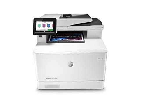 HP Color LaserJet Pro M479fdw Multifunction Colour Laser Printer (Printer, Scanner, Copier, Fax, Wi-Fi, LAN, AirPrint), 27 ppm, White