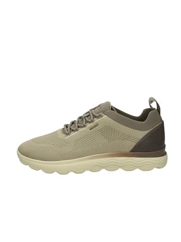 Geox U Spherica E, Sneaker Uomo, Sand Dove Grey, 44 EU