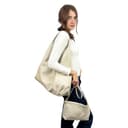 Cheval Firenze Schultertasche Iris, echtes Leder, hergestellt in Italien, beige - 7