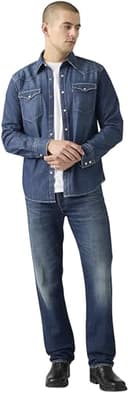 Levi's Men's 501 Original Fit Jeans, On the Borderline, 34W / 32L - 5