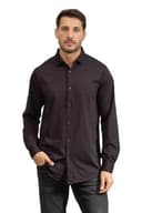 Armani Exchange Men's Cross Gender, Long Sleeve Classic Fit Side Logo, Shirt, Blue, L, deep Navy, L - 1