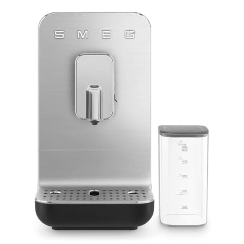 Smeg BCC13BLMEU espresso coffee machine with Milchfunktion black