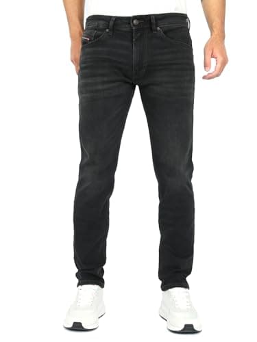 Diesel Thommer 01 Men's Slim Jeans Black, black, 32 W /32 L