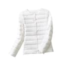 Piumino Giacca Imbottita Quilted Jacket Donna Bianco - 1