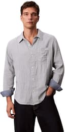 Calvin Klein Casual Classic Lv04Rc706G, Camicia Casual, Uomo, Blu (Boardwalk Summer), XL - 1