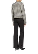 s.Oliver Kurze Jacke in Bouclé-Optik mit Fransenkante - 2