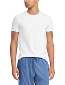 Polo Men's Ralph Lauren Slim Fit Wicking Crew Undershirts 3-Pack, Navy/White, White/Navy, Black/White - 3 Pack, XS - 6