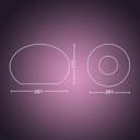 Philips Hue White & Color Ambiance Tischleuchte Flourish, dimmbar, 16 Mio. Farben, steuerbar via App, kompatibel mit Amazon Alexa (Echo, Echo Dot) - 2