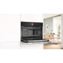 Bosch CBG7341B1 - Forno compatto da incasso, serie 8, 60 x 45 cm, prodotto in Germania, nero, antimacchia e autopulente, Air Fry, programmi automatici, touch screen colorato con anello di comando - 5