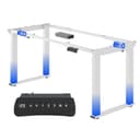 FLEXISPOT Höhenverstellbarer Schreibtisch Gestell mit 4-Fuß-Gestell & Dualmotor – Premium Standing Desk/Workstation mit Sitz-Steh-Erinnerung, 150 kg Tragkraft, kompatibel 120–200×70–90 cm - 1
