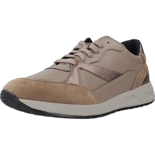 Geox Tenis D Bulmya a para Mujer, Gris Paloma Gris Topo, 39 EU