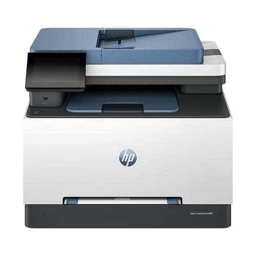 HP Color LaserJet Pro MFP 3302fdng Multifunction Colour Laser Printer, Fax, Automatic Double-Sided Printing, High Print Speed, Touchscreen, Ethernet, USB, HP Wolf Pro Security