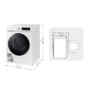 Samsung WW90DB7U94GEU3 AI EcoBubble Waschmaschine, 11 kg, Energieeffizienz A-20%, Super Speed 39, Dampf, Weiß - 4