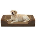 Casa Paw Orthopaedic Waterproof Dog Bed for Extra Large Dogs, Memory Foam, XL Dog Bed with Sides, Egg Crate Foam and Non-Slip Backing, Jumbo Dog Couch Beds with - 1