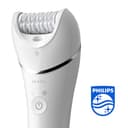Philips Depiladora Mujer Serie 8000, 6 en 1, Para Cuerpo, Cara, Pies y Bikini, Uso en Seco o Humedo, Piel Suave desde Casa, Cabezal Ceramico, BRE715/00, Blanco - 7