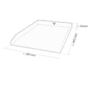 tuning-art EPL-13 Edelstahl Plancha Grillplatte passend für Weber Spirit 300er Serie | Lebensmittelecht | Rostfrei | Spülmaschienen geeignet | Fettablauflöcher, Größe:300er Serie Bulle - 7