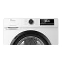 Hisense DHQE900UWDC Asciugatrice A Pompa Di Calore, 9 Kg, D, Bianco, Big Display, 15 programmi, Refresh - 9