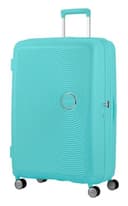 American Tourister Soundbox - Spinner L Erweiterbar Koffer, 77 cm, 97/97/110 L, Blau (Poolside Blue) - 2