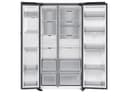 Samsung RS90F66BEFEF - Frigorifero side-by-side AI con congelatore, 178 cm, 614 l, erogatore di gelato/acqua con attacco per acqua, Family Hub, AI Energy & Voice Control, Black Steel - 3